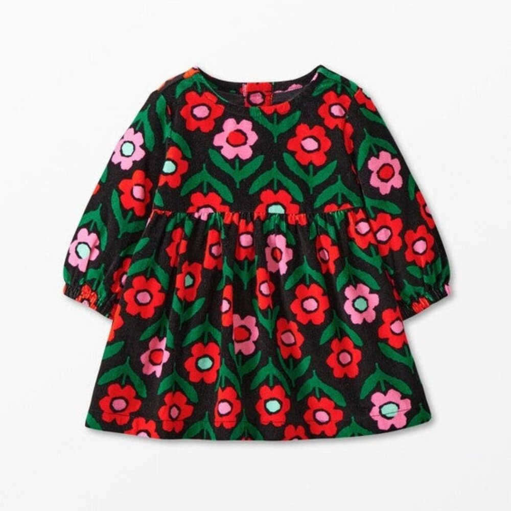 Hanna Andersson Baby Long Sleeve Corduroy Dress - 6-12m